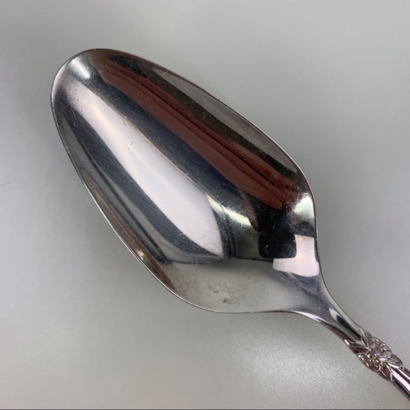 2/$20 1847 Rogers Bros. IS 1965 Vintage Silver Garland Pattern Serving Spoon - Picture 2 of 11